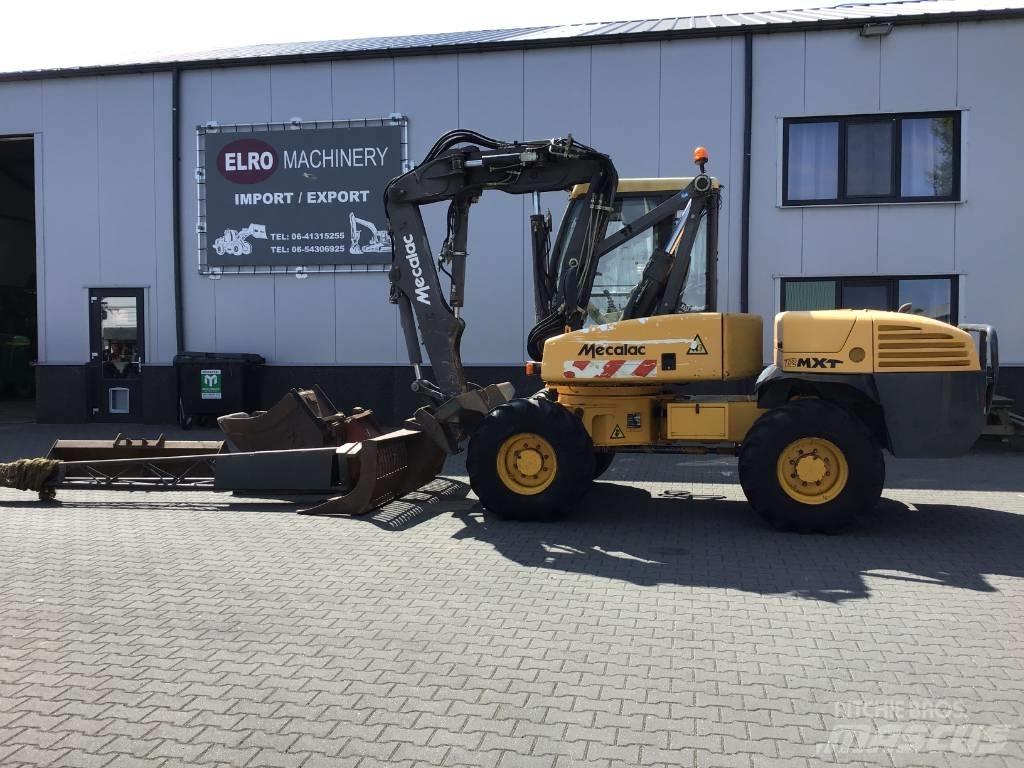 Mecalac 12 MXT Kolesové rýpadlá