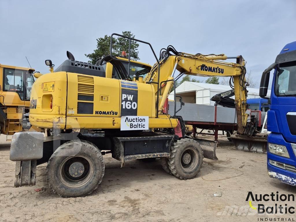 Komatsu PW160 Kolesové rýpadlá