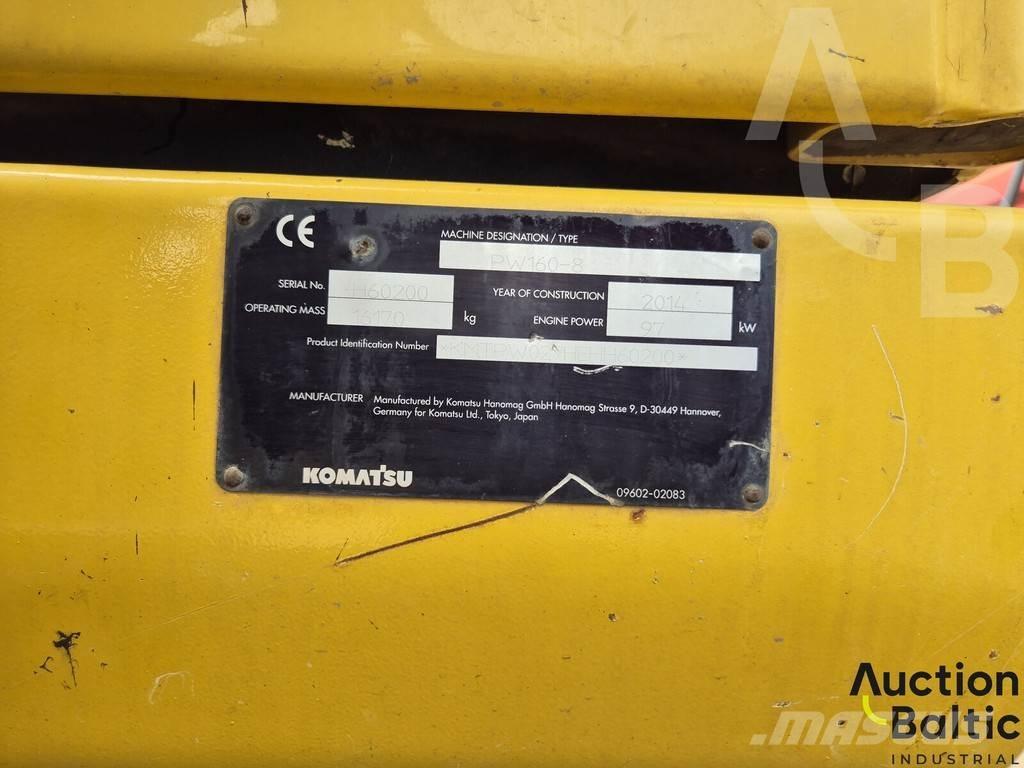 Komatsu PW160 Kolesové rýpadlá