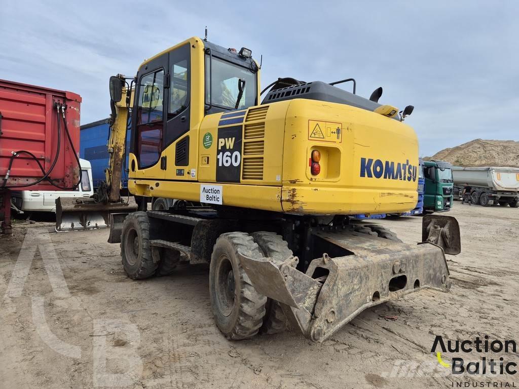 Komatsu PW160 Kolesové rýpadlá