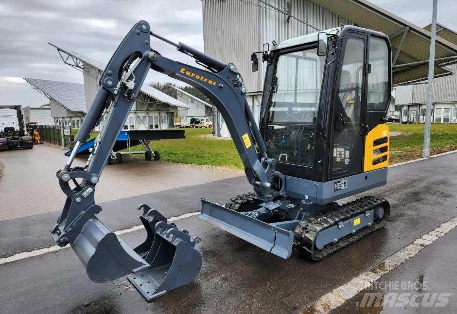 Eurotrac HE 18 Mini rýpadlá < 7t