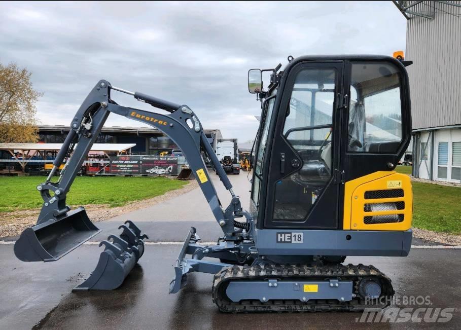 Eurotrac HE 18 Mini rýpadlá < 7t