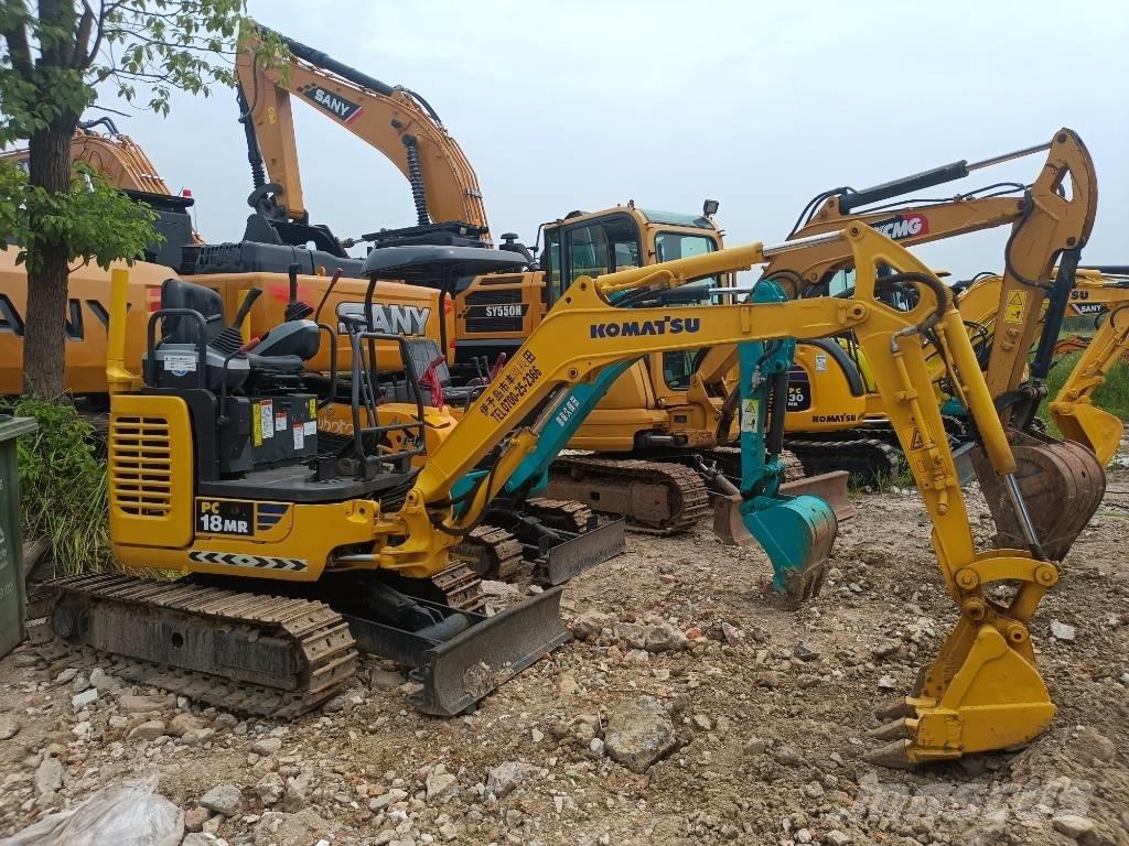 Komatsu PC 18 Pásové rýpadlá