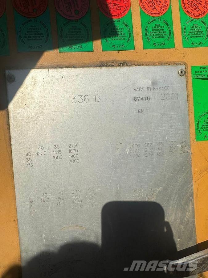 Potain 336 B Stavebné žeriavy