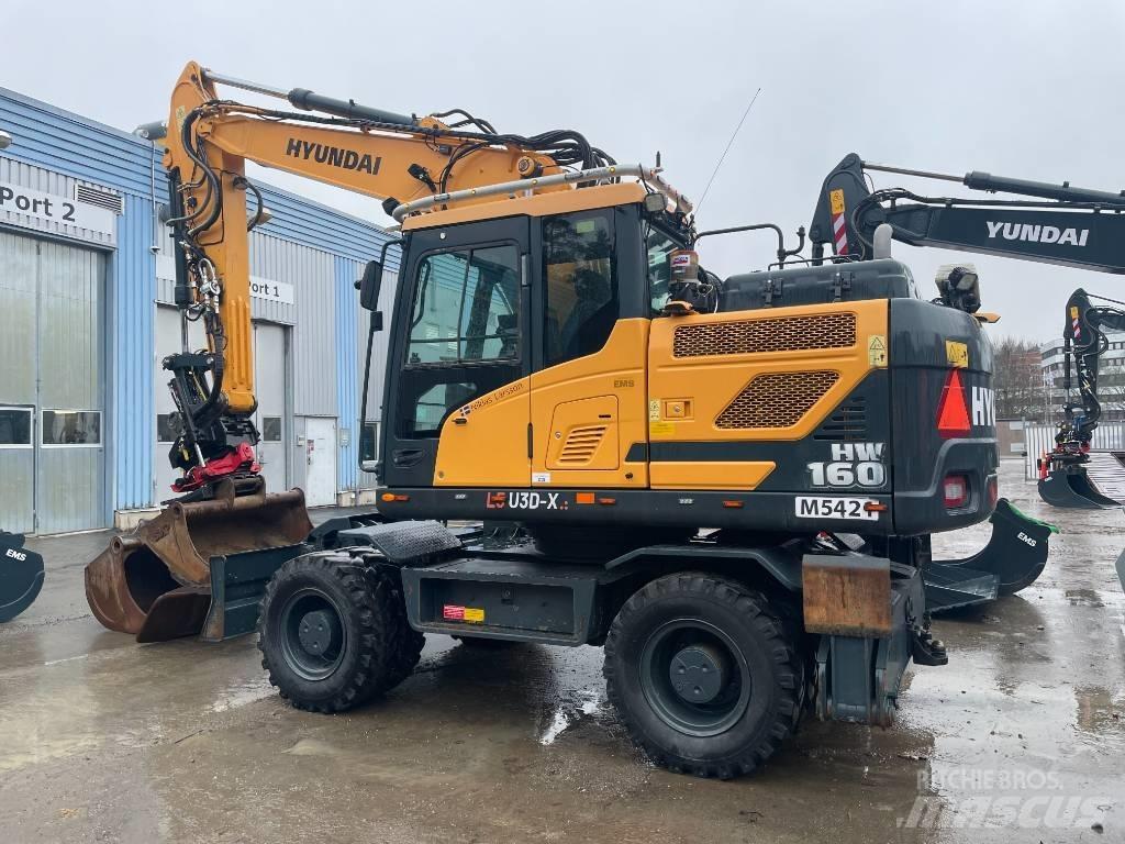Hyundai HW160 Kolesové rýpadlá