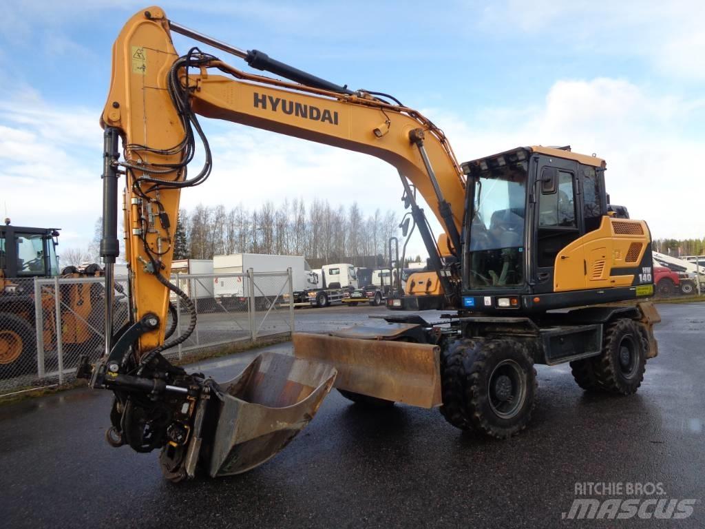 Hyundai HW 140 Kolesové rýpadlá