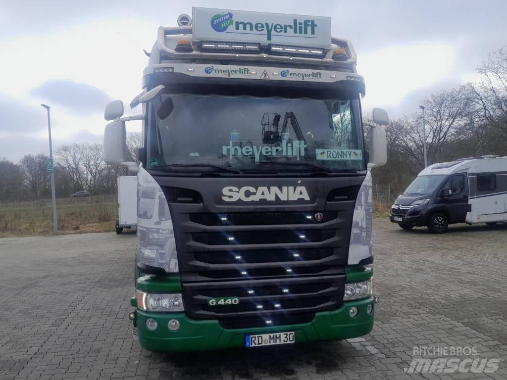 Scania G 440 Valník s navijakom