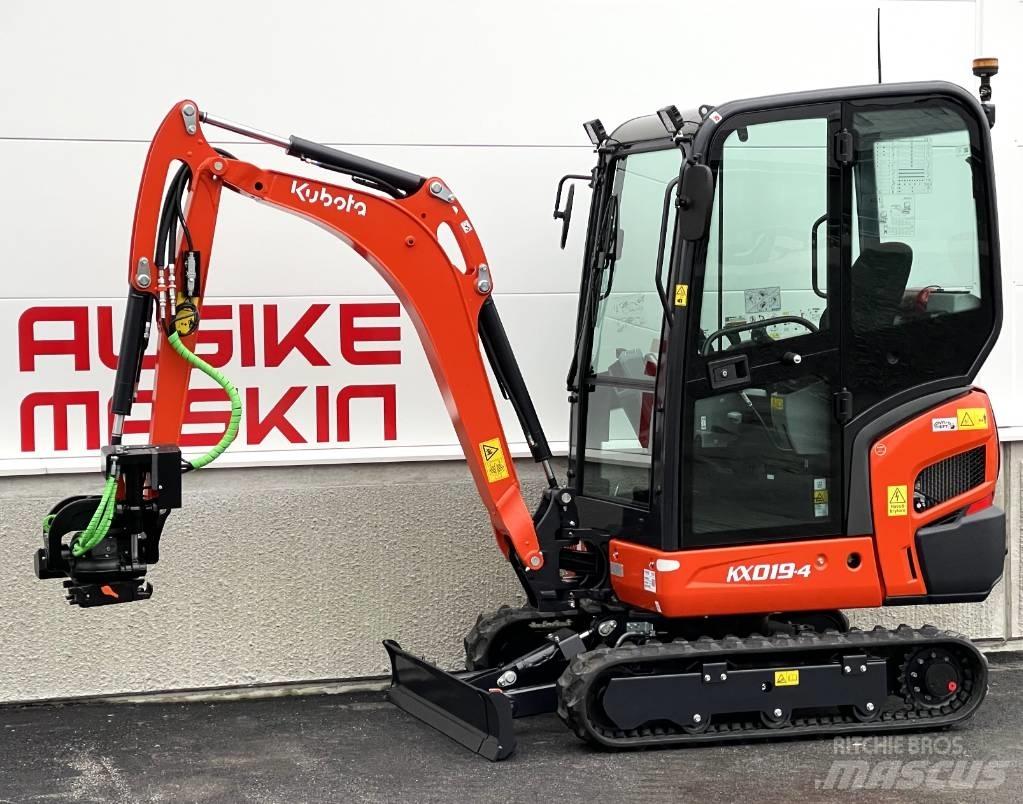 Kubota KX 019-4 Mini rýpadlá < 7t