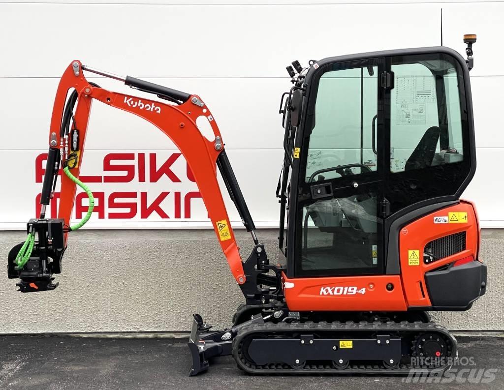 Kubota KX 019-4 Mini rýpadlá < 7t