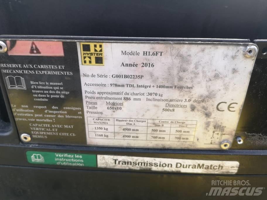 Hyster H 1.6 FT LPG vozíky