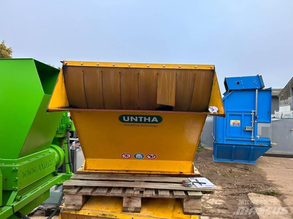 Untha RS50 Feed Hood Náhradné diely na vŕtacie stroje a stroje na recykláciu a spracovanie odpadu
