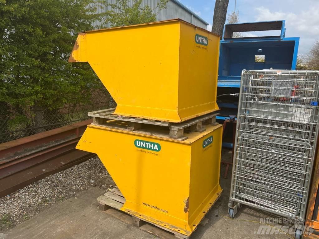 Untha RS50 Feed Hood Náhradné diely na vŕtacie stroje a stroje na recykláciu a spracovanie odpadu