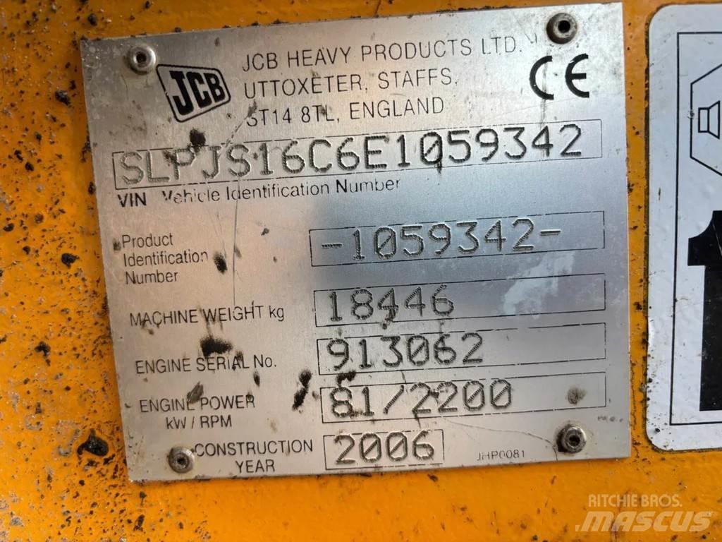 JCB JS160LC Pásové rýpadlá