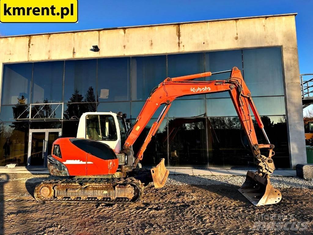Kubota KX 080-3 Midi rýpadlá 7 t - 12 t