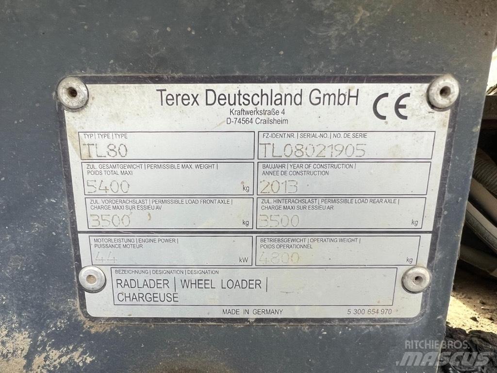 Terex TL 80 Kolesové nakladače