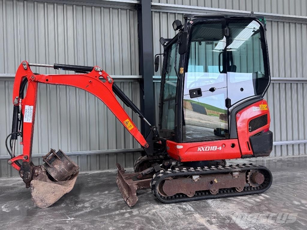 Kubota KX 018-4 Mini rýpadlá < 7t