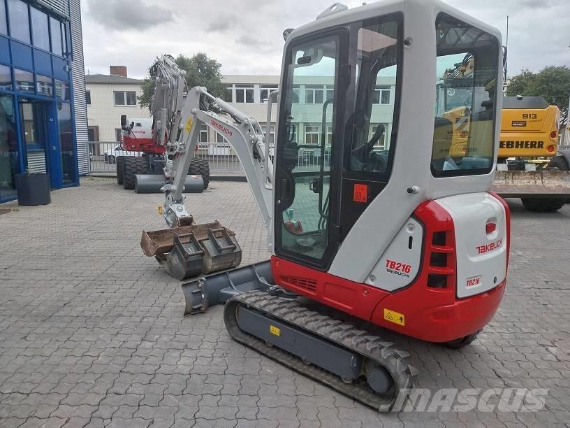 Takeuchi TB 216 A Mini rýpadlá < 7t
