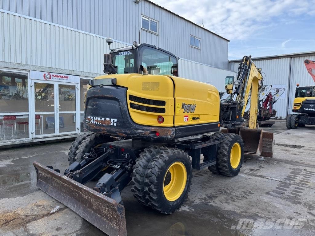 Yanmar B95W (40810) Kolesové rýpadlá