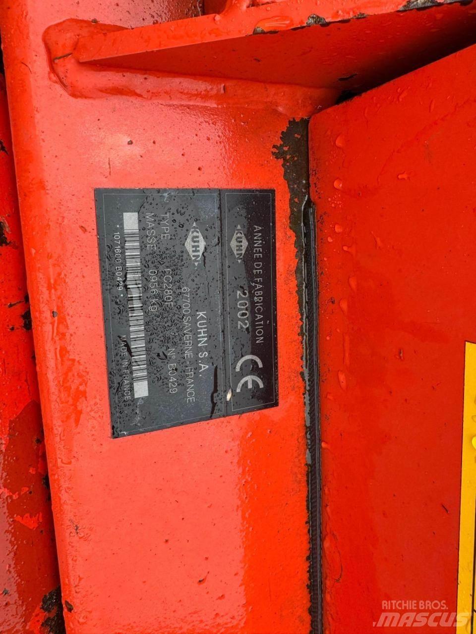 Kuhn FC280F Žacie stroje
