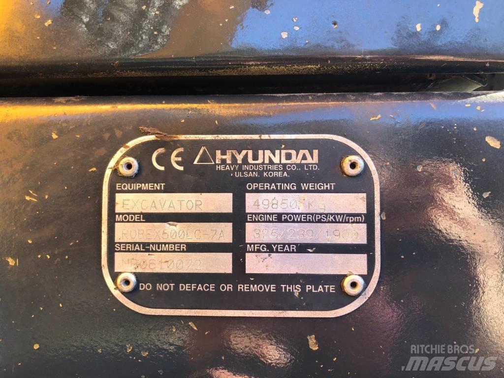 Hyundai R500LC-7A Pásové rýpadlá