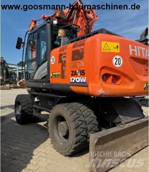 Hitachi ZX 170 W-6 Kolesové rýpadlá