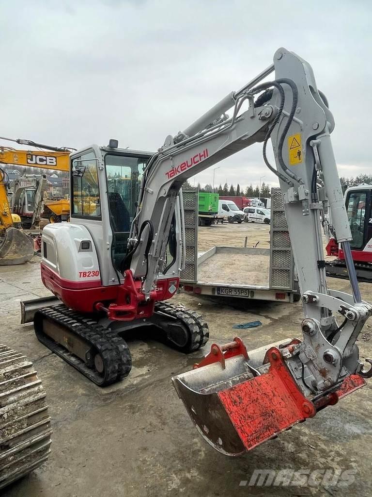 Takeuchi TB230 V3 Mini rýpadlá < 7t