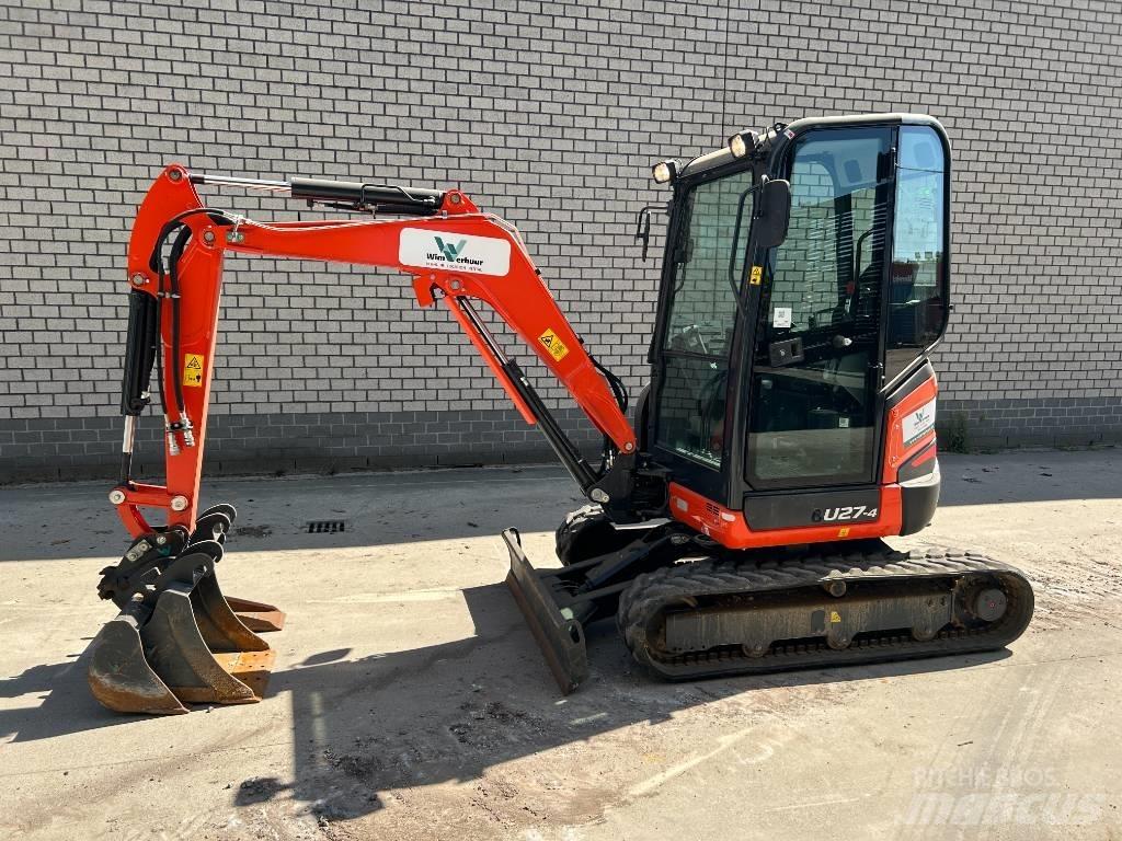 Kubota U 27-4 Mini rýpadlá < 7t