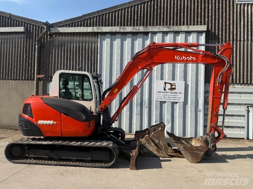 Kubota KX 080 Midi rýpadlá 7 t - 12 t