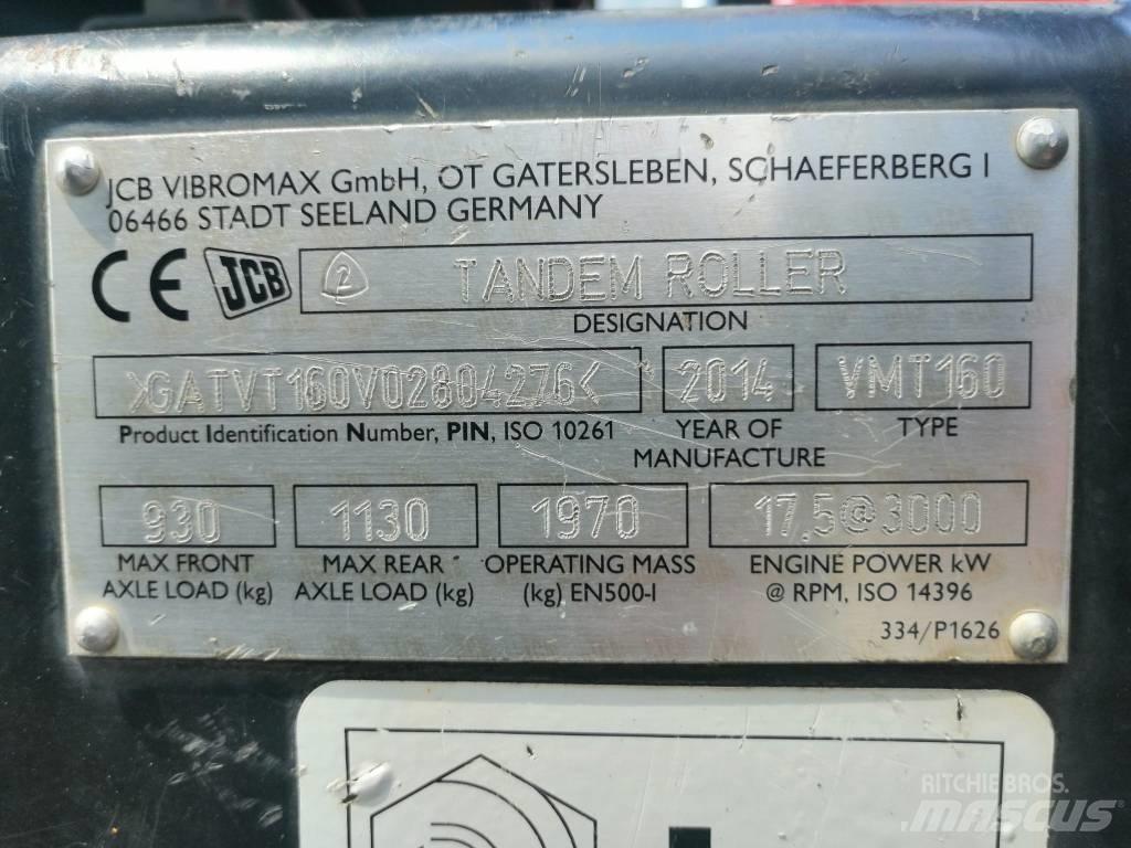 JCB Vibromax vmt 160 Tandemové valce