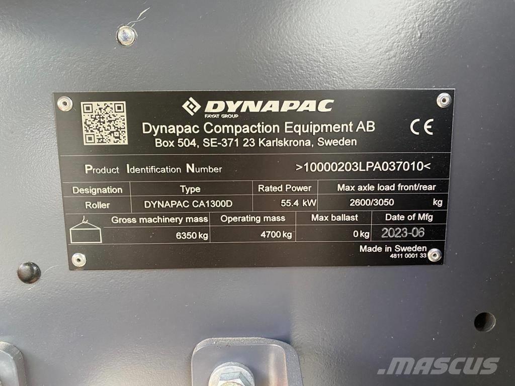 Dynapac CA 1300 D Ťahačové valce