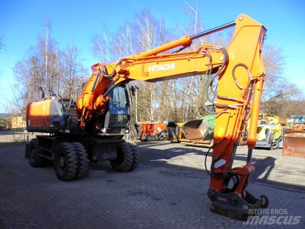 Hitachi ZX 170 W-5 B Kolesové rýpadlá