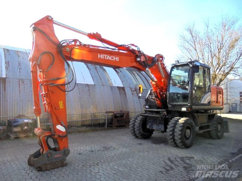 Hitachi ZX 170 W-5 B Kolesové rýpadlá