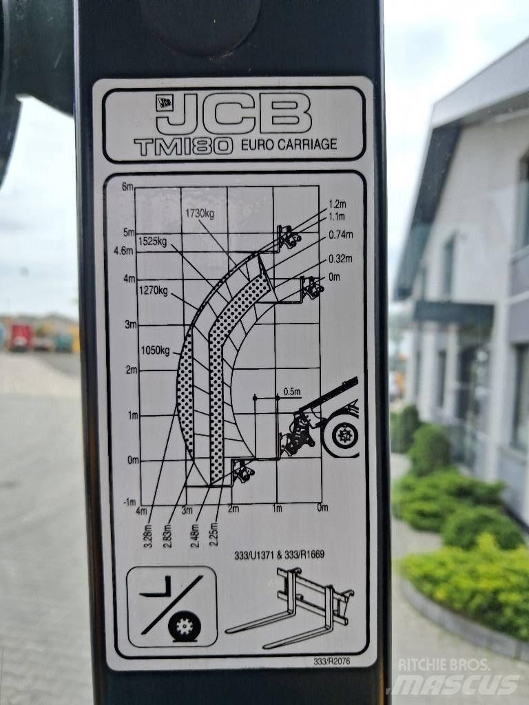 JCB TM 180 Teleskopické nakladače pre poľnohospodárstvo