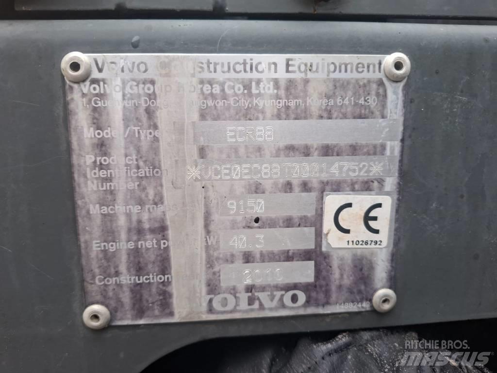 Volvo ECR 88 Midi rýpadlá 7 t - 12 t