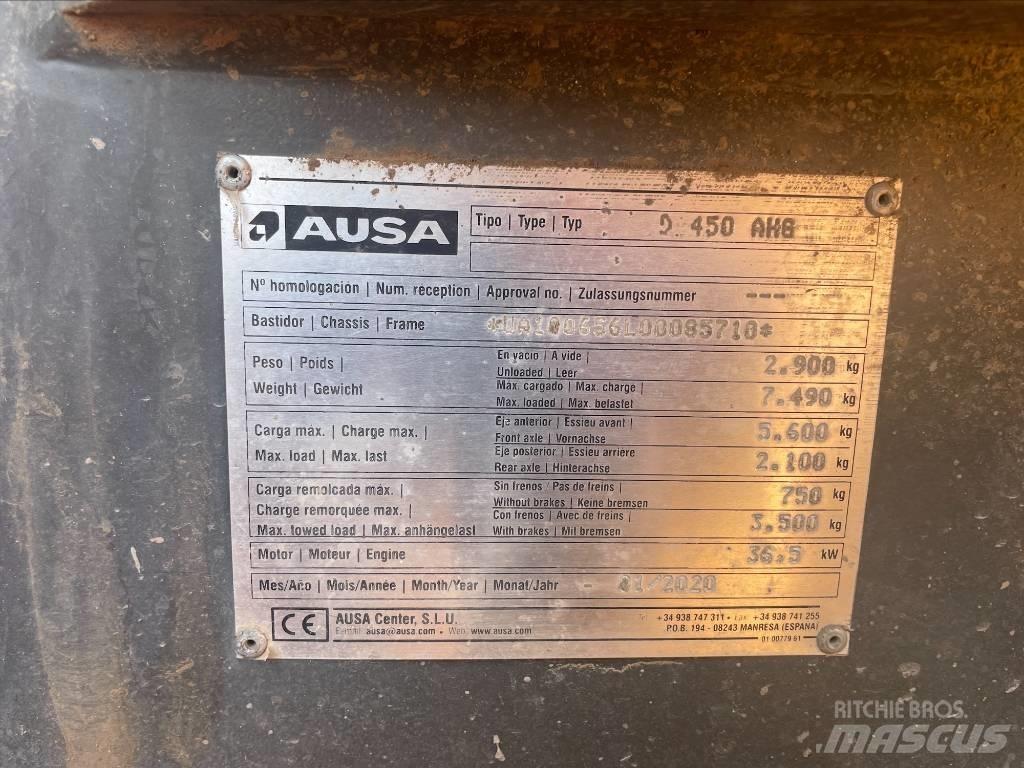 Ausa D450AHG Kĺbové nákladné autá