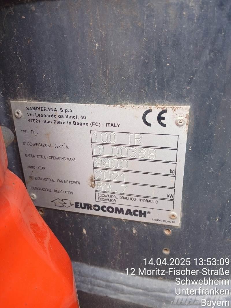 Eurocomach 100TR Mini rýpadlá < 7t