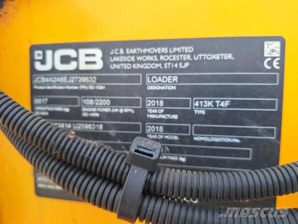 JCB 413 K Kolesové nakladače