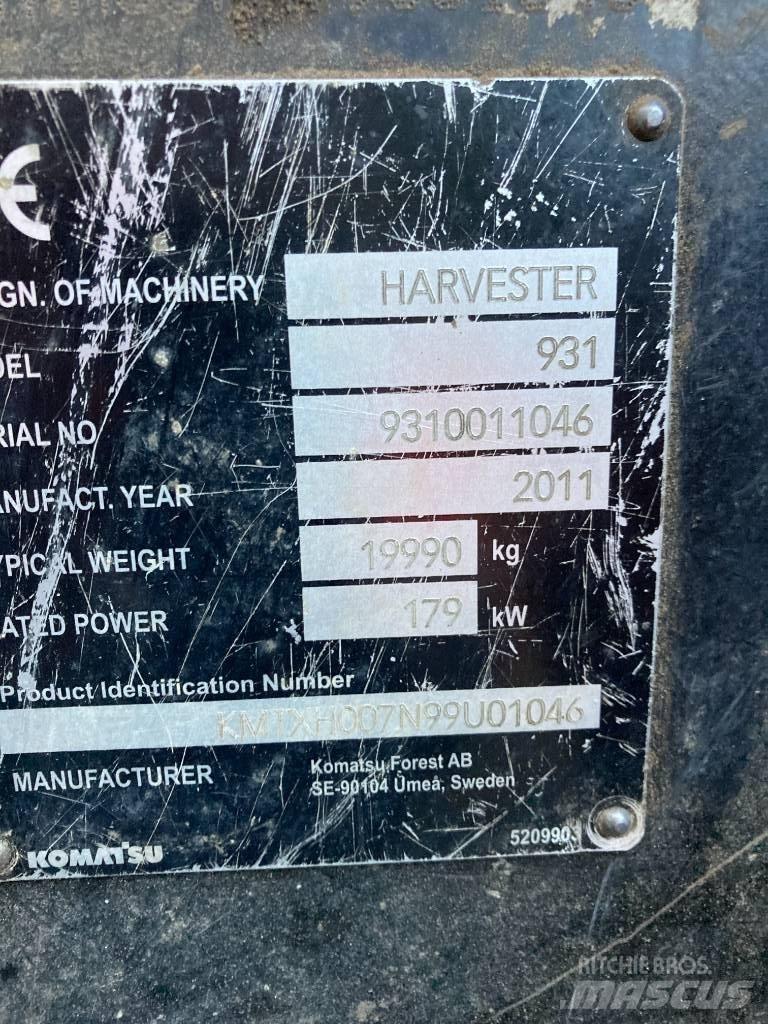 Komatsu 931.1 Harvestory