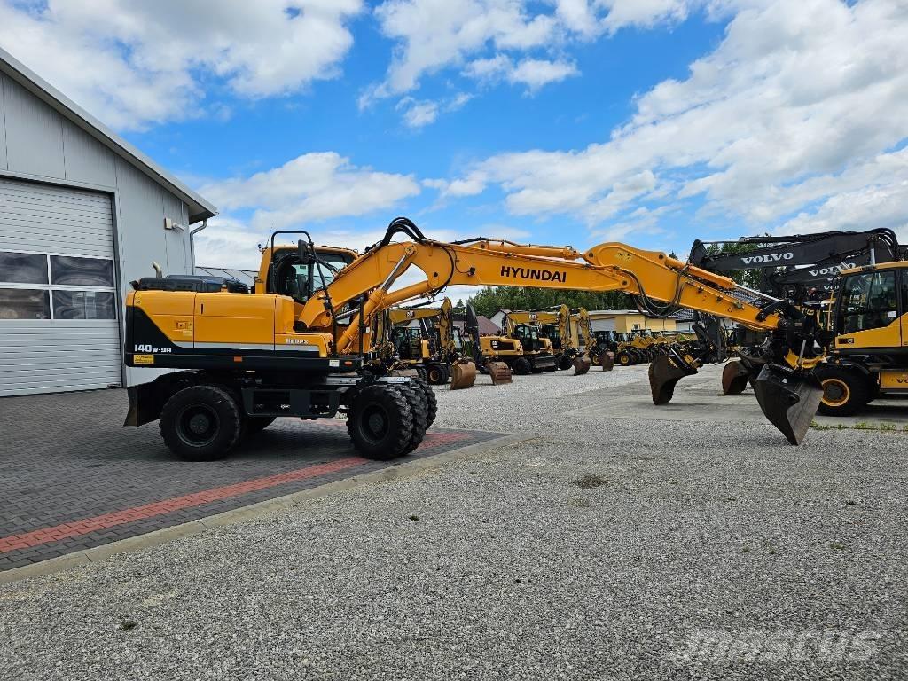 Hyundai 140 W 9 A Kolesové rýpadlá
