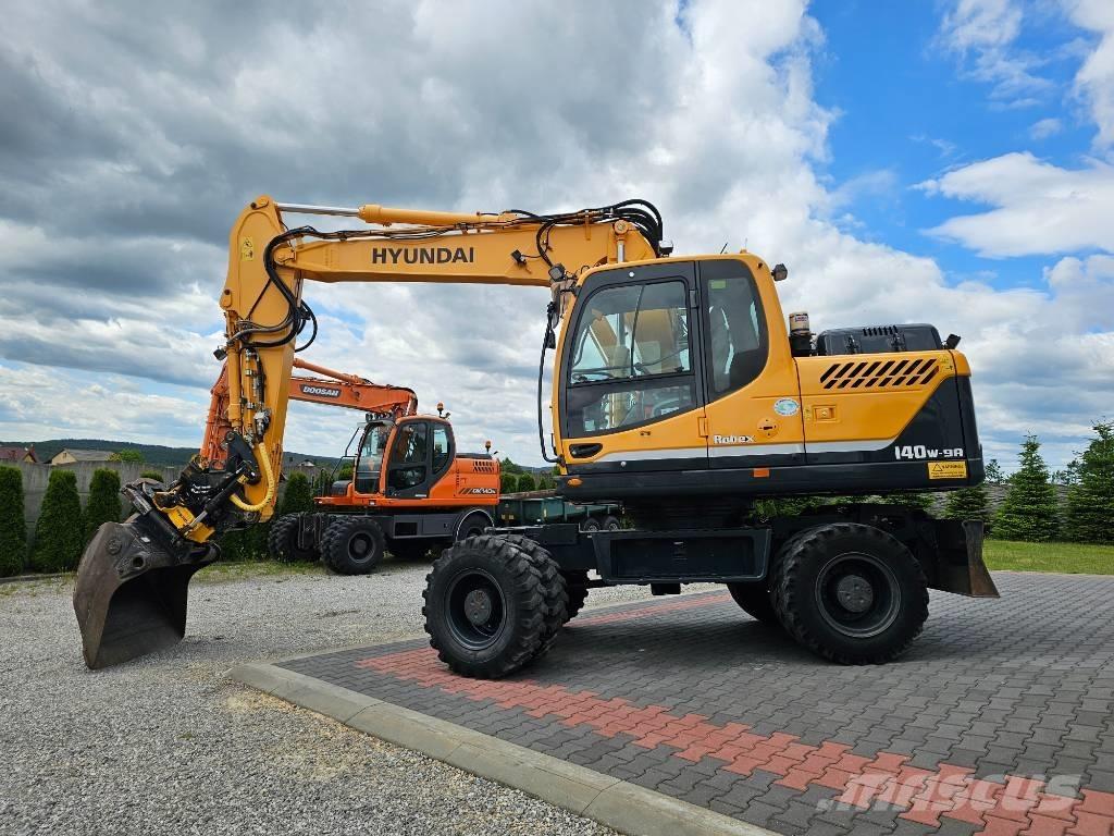 Hyundai 140 W 9 A Kolesové rýpadlá