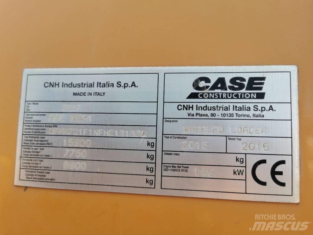 CASE 721F Z-Bar Kolesové nakladače