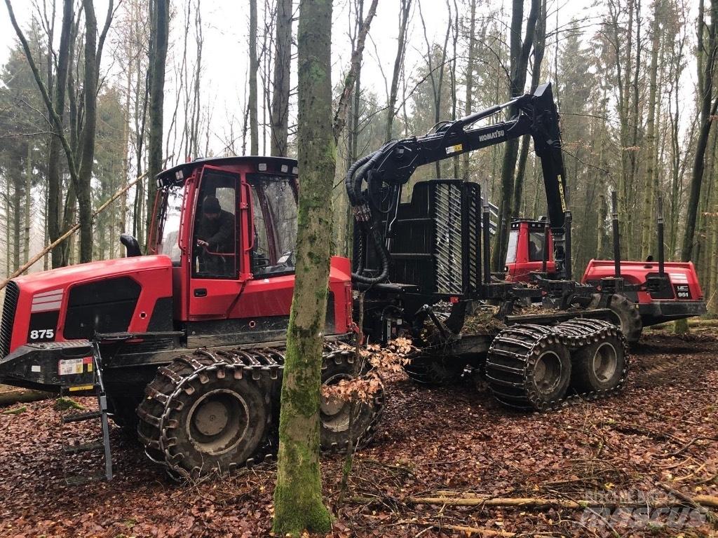 Komatsu 875 Lesné traktory