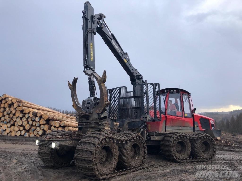 Komatsu 875 Lesné traktory