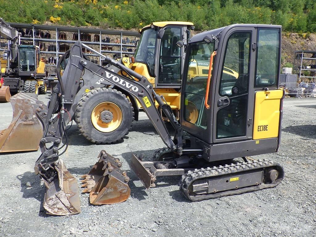 Volvo EC 18 E Mini rýpadlá < 7t