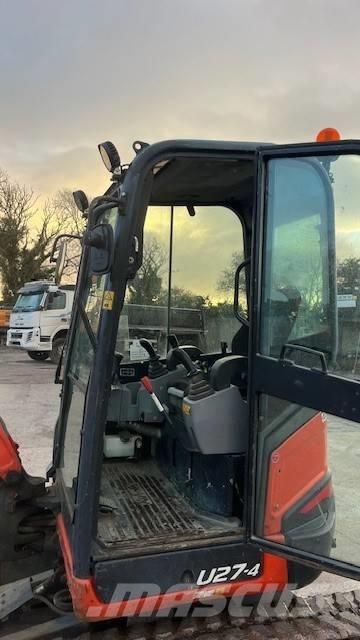 Kubota U 27-4 Mini rýpadlá < 7t