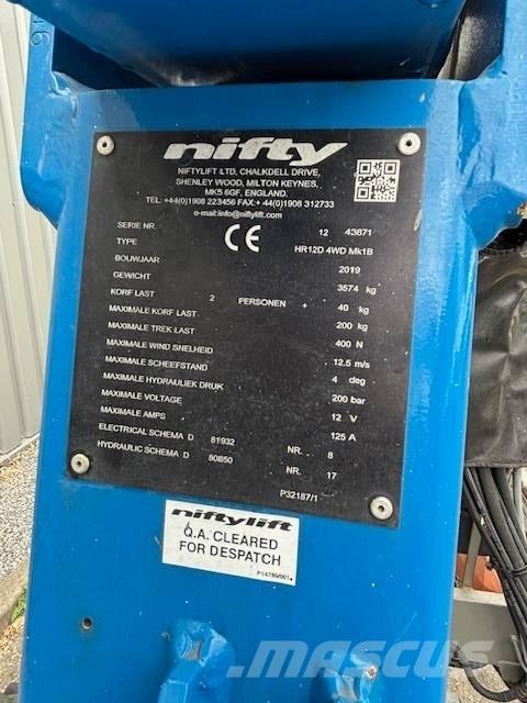 Niftylift HR12 D Kĺbové plošiny
