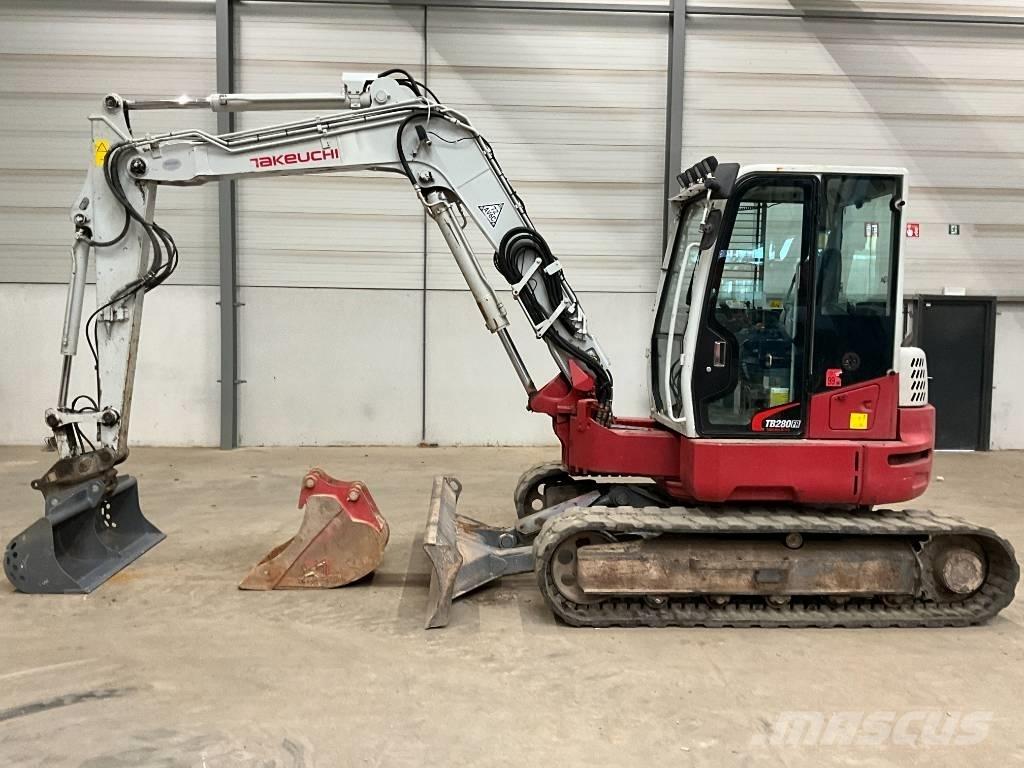 Takeuchi TB 280 FR Midi rýpadlá 7 t - 12 t
