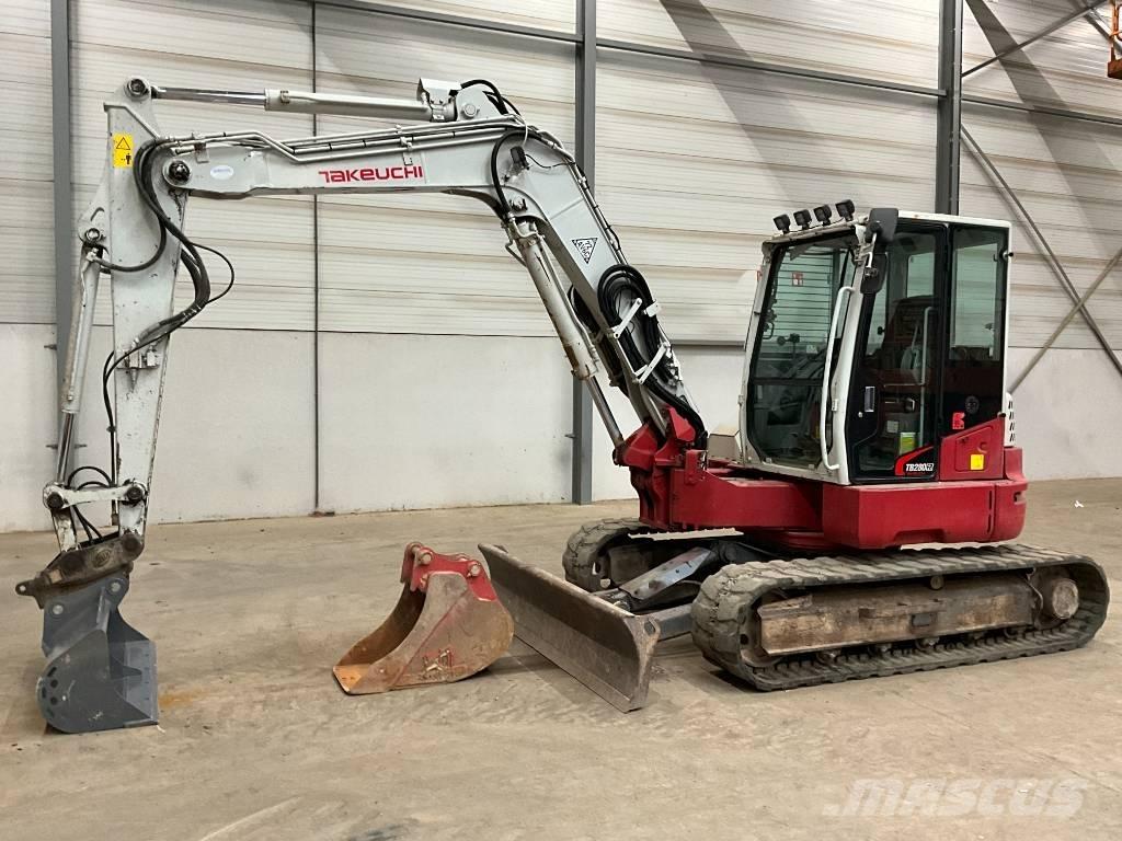 Takeuchi TB 280 FR Midi rýpadlá 7 t - 12 t