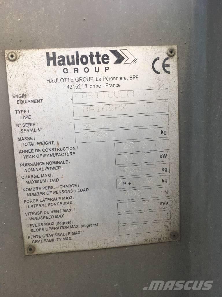 Haulotte HA 16 SPX Kĺbové plošiny