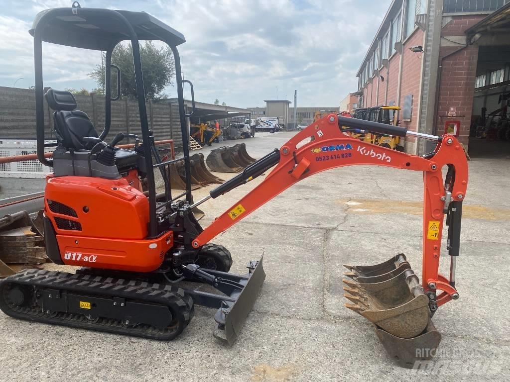 Kubota U 17-3 Mini rýpadlá < 7t